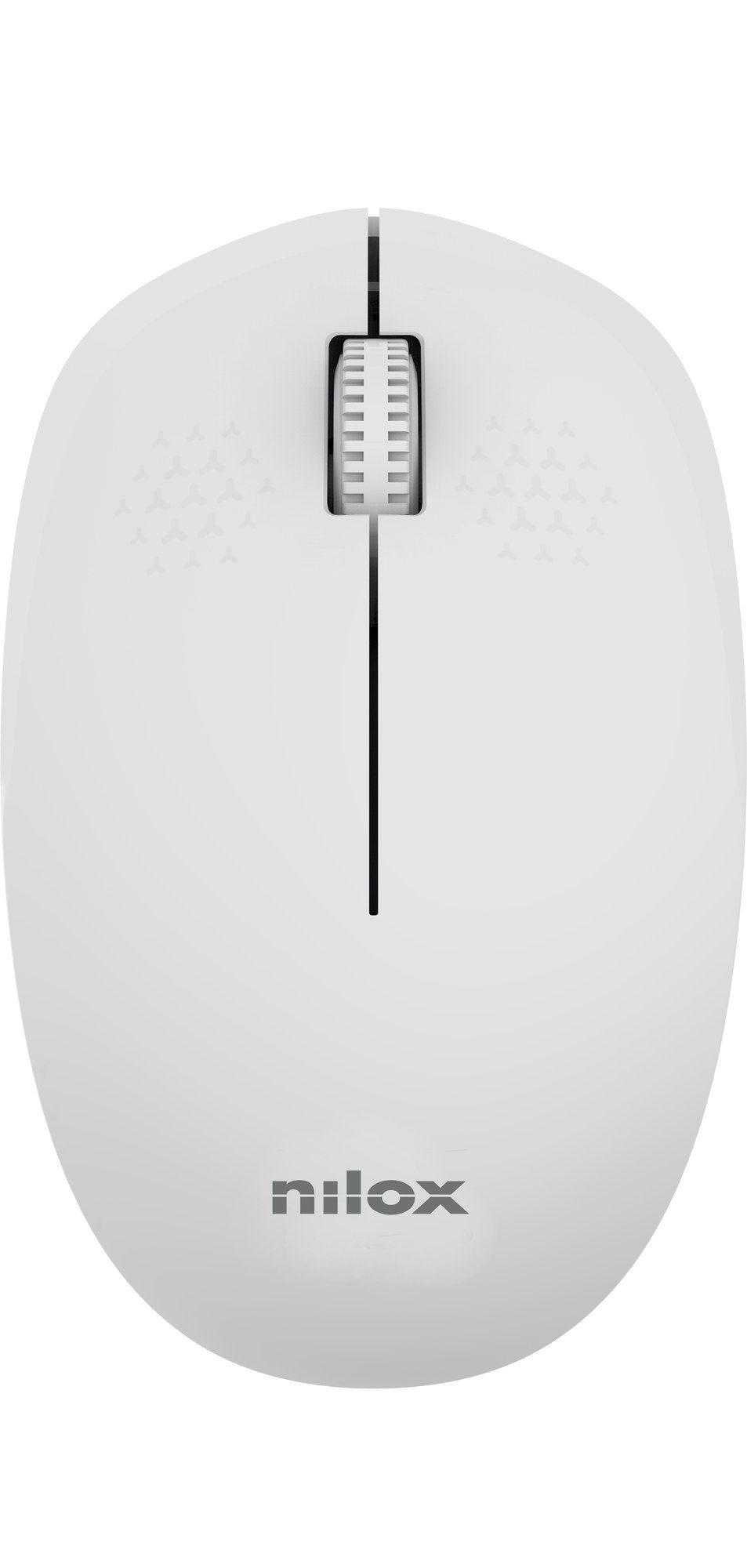 Rato NILOX NXMOWI4013 (Ambidestro - 1000 DPI - Ótico - Cinzento)