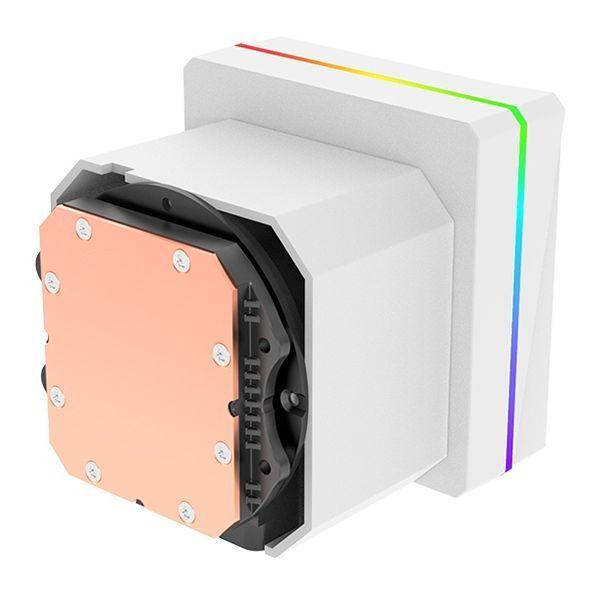 Cooler Líquido AIO para CPU THERMALTAKE TH240 V3 ARGB Sync Snow Edition (12 cm - 2500 RPM - Azul, Verde, Vermelho - Branco) — miniatura 3