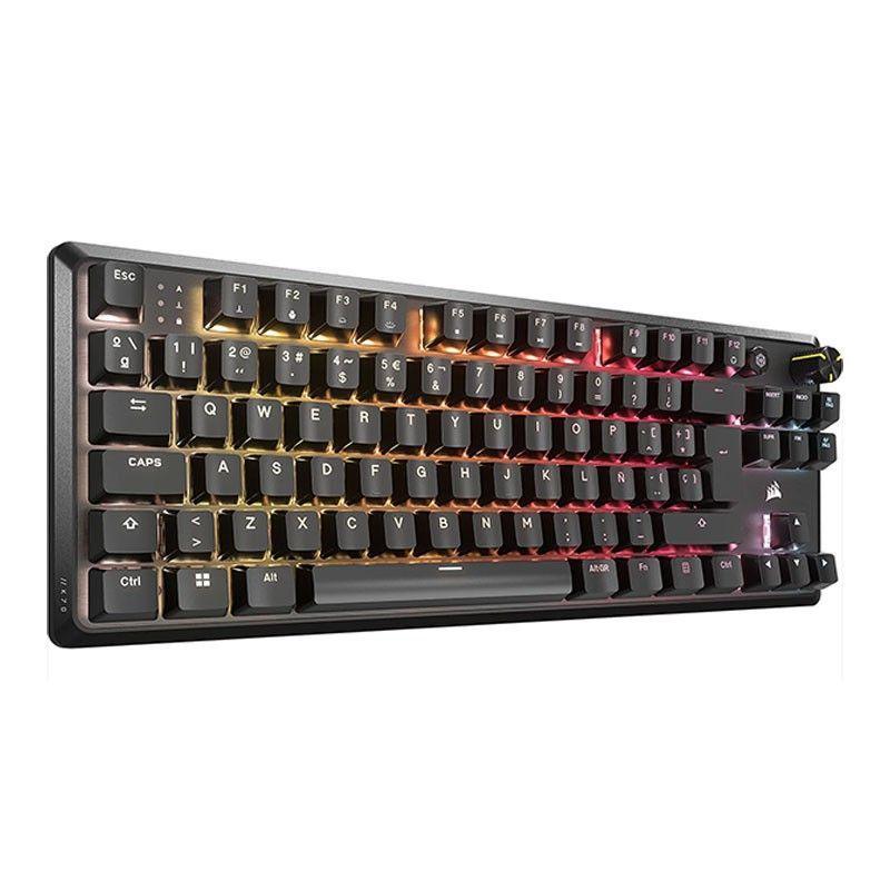 Teclado CORSAIR K70 CORE TKL RGB (ES - MLX RED v2 - Tenkeyless - Preto)