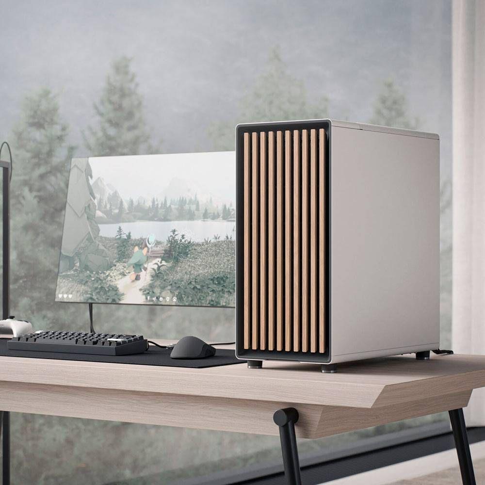 Caixa de Computador FRACTAL DESIGN North FD-C-NOR1C-03 (ATX, Micro ATX, Mini-ITX - Midi Tower - Mini-ITX, ATX - Branco) — miniatura 4