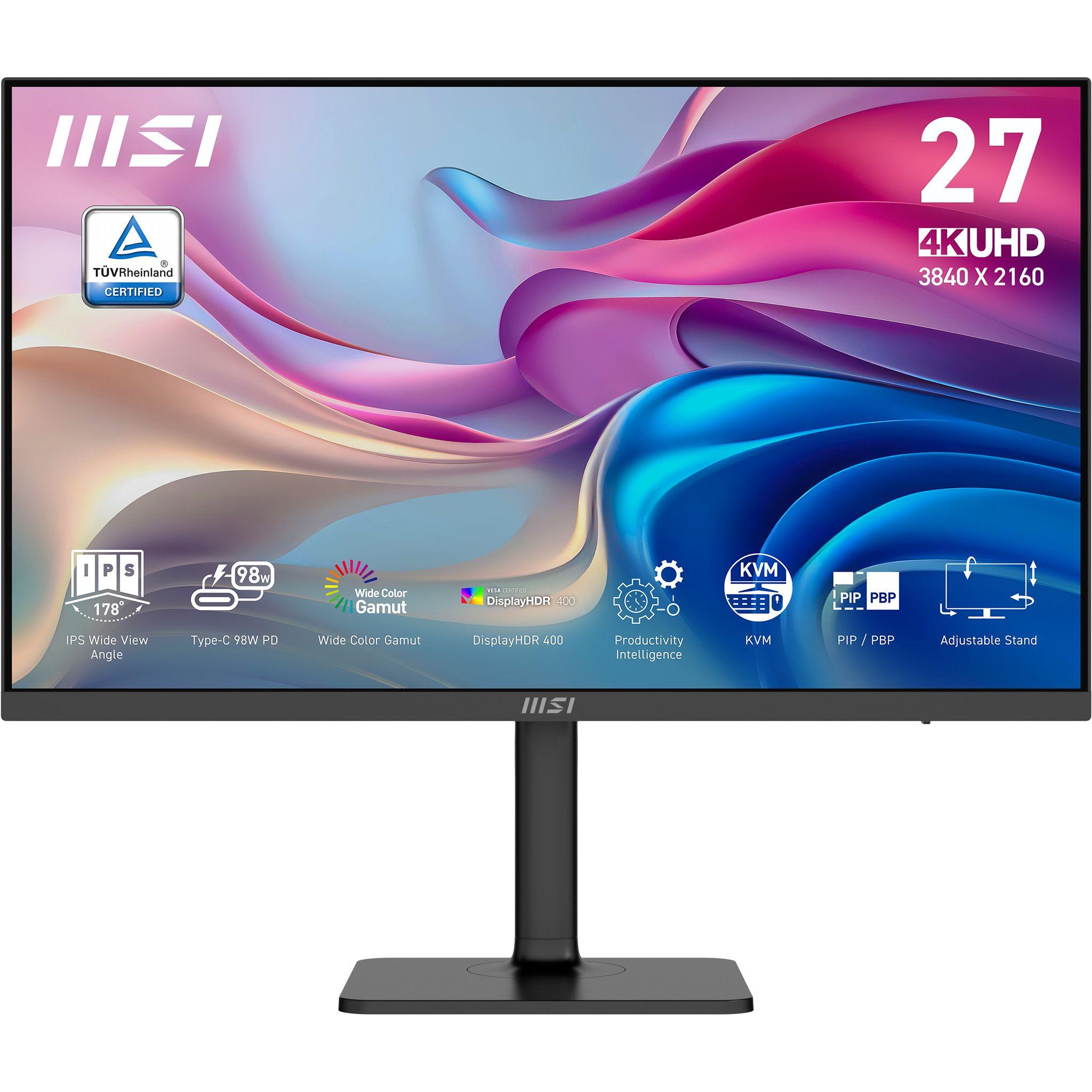 Monitor MSI Modern MD272UPHG (27" - IPS - 60 Hz - Preto)