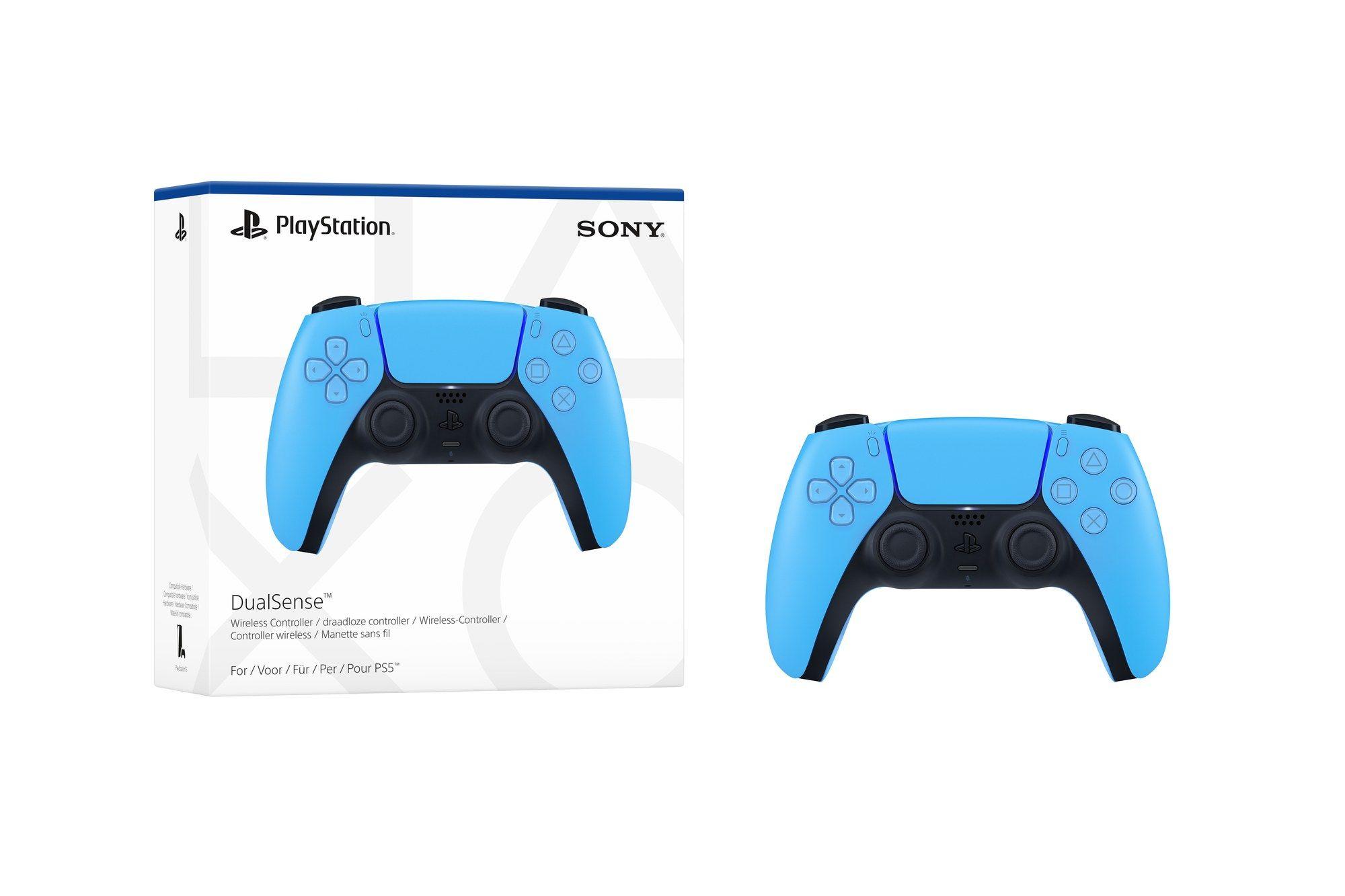 Comando SONY DualSense V2 1000040195 (PlayStation - Bluetooth e USB - Com fios e sem fios - Azul Estelar) — miniatura 5