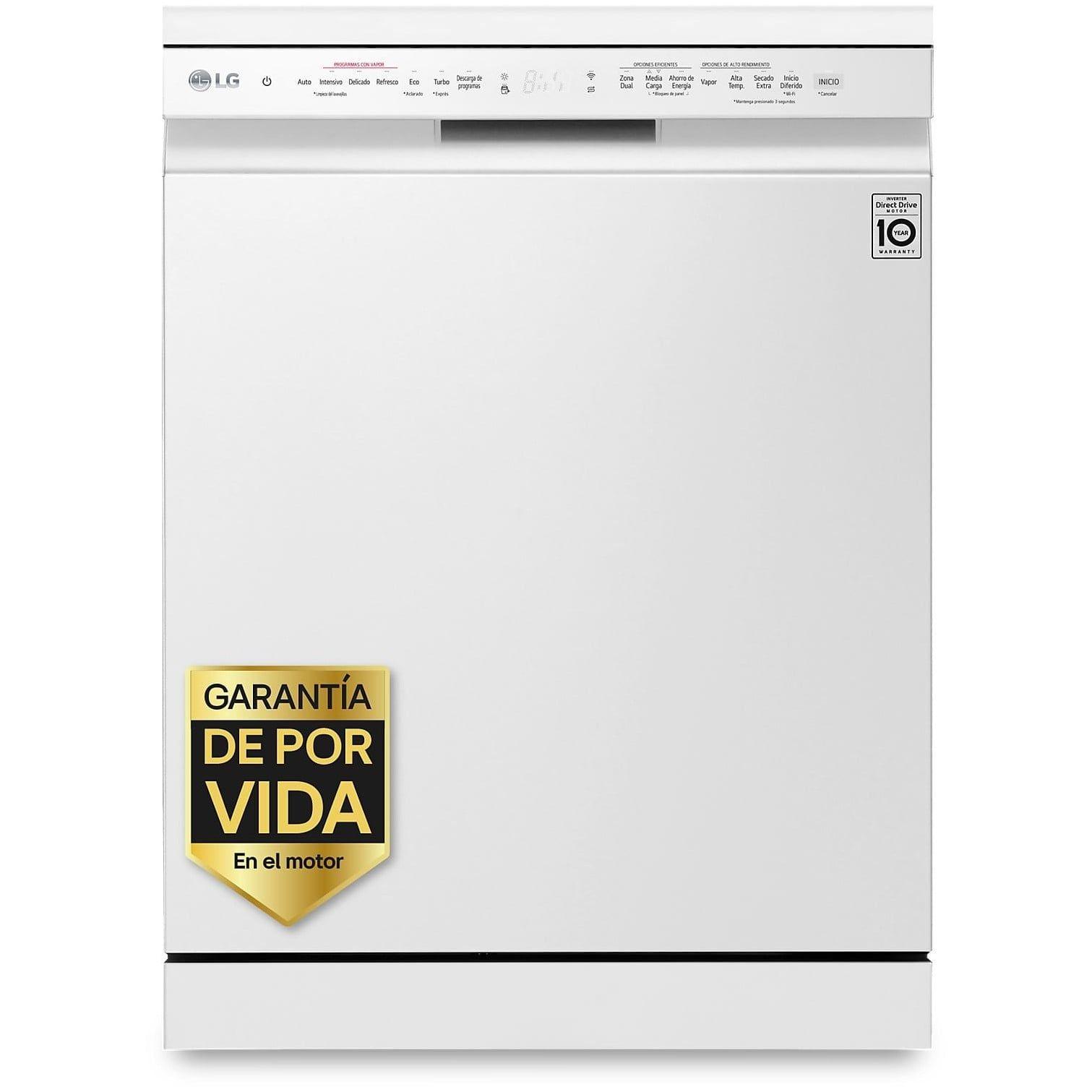 Máquina de Lavar Loiça Independente LG DF365FWS (14 talheres - B - 9,5 l - Branco)