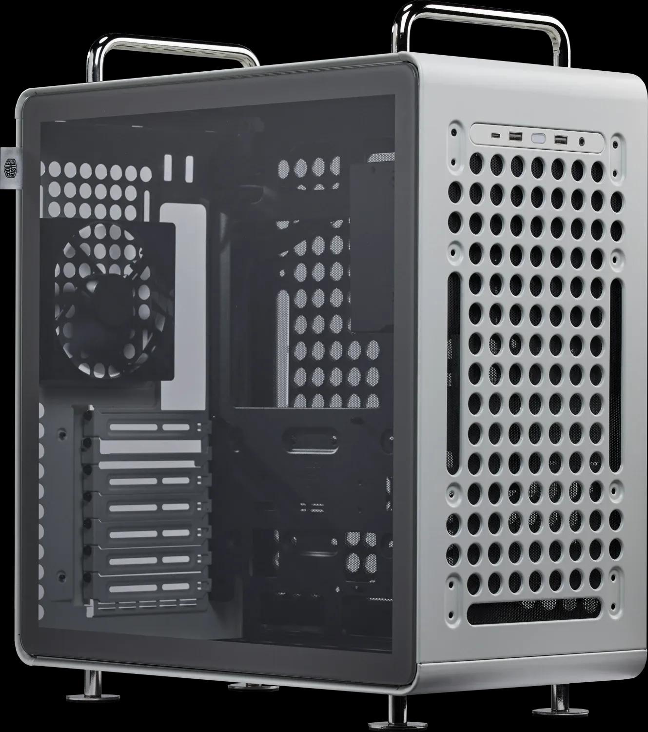 Caixa PC COOLER MASTER QUBE 540 Moonstone (ITX, Micro ATX, ATX, E-ATX - ATX, SFX - Midi Tower - Prateado)