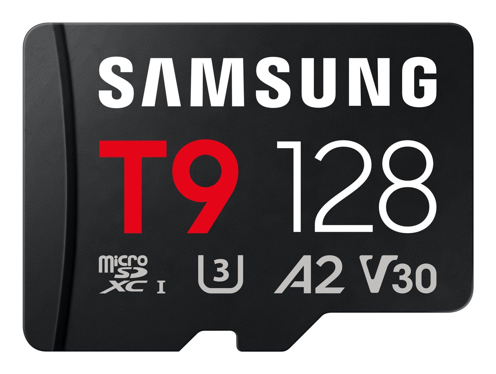 Cartão de Memória SAMSUNG T9 MB-MH128T/WW (128GB - 200 MB/s - Preto)