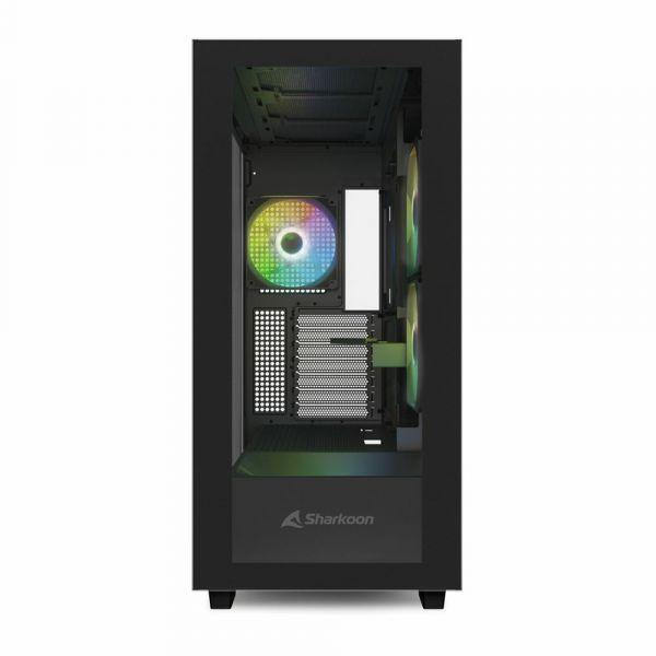 Caixa PC SHARKOON REBEL C60 (ATX, Micro ATX, Mini-ITX - 2,5" - Aço, vidro temperado - Preto) — miniatura 2