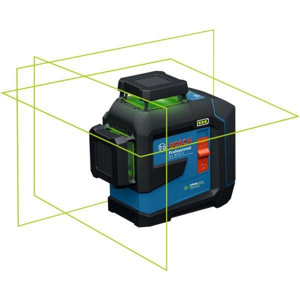 Nível Laser BOSCH Professional GLL 80-33 G (Preto e Verde)