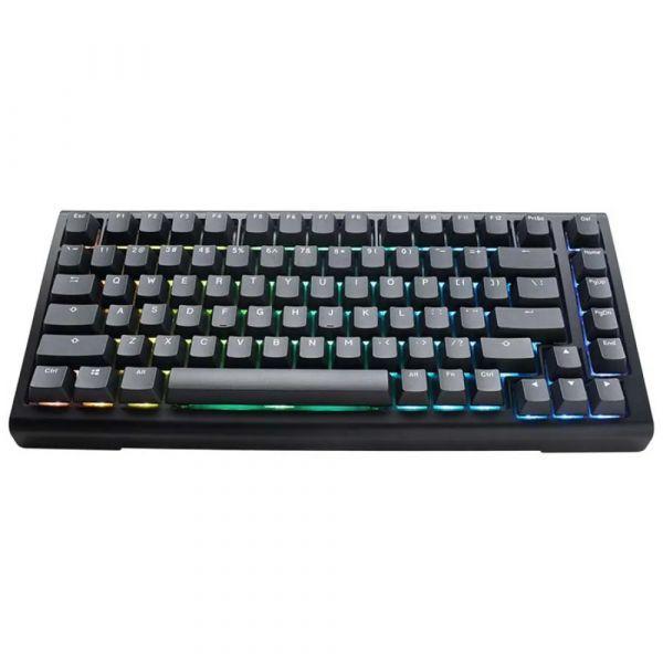 Teclado DUCKY Tinker75 (Espanhol - MX Speed Silver - 75% - Preto)
