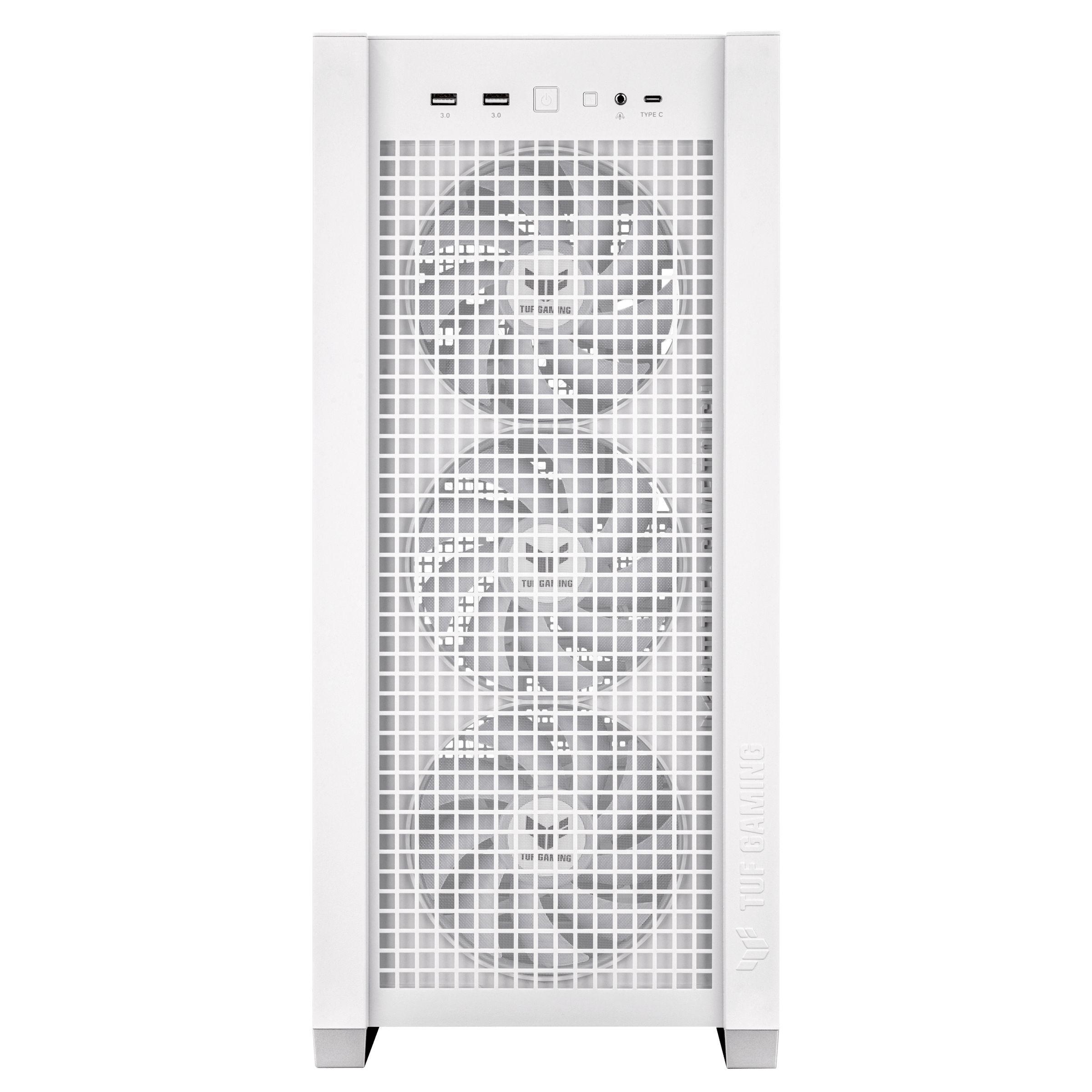 Caixa PC ASUS TUF Gaming GT302 ARGB (EATX, ATX, micro ATX, Mini-ITX - Midi Tower - 16,5 cm - Branco) — miniatura 2