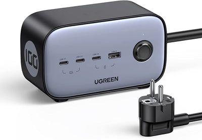 Bloco de Tomadas UGREEN DigiNest Cube 65W (USB Tipo A/USB Tipo C - Tipo C - Cinzento) — miniatura 2