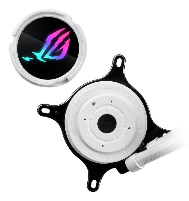 Kit de Refrigeração Líquida ASUS ROG Strix LC III 240 ARGB (12 cm - 2200 RPM - Multi - Branco) — miniatura 4