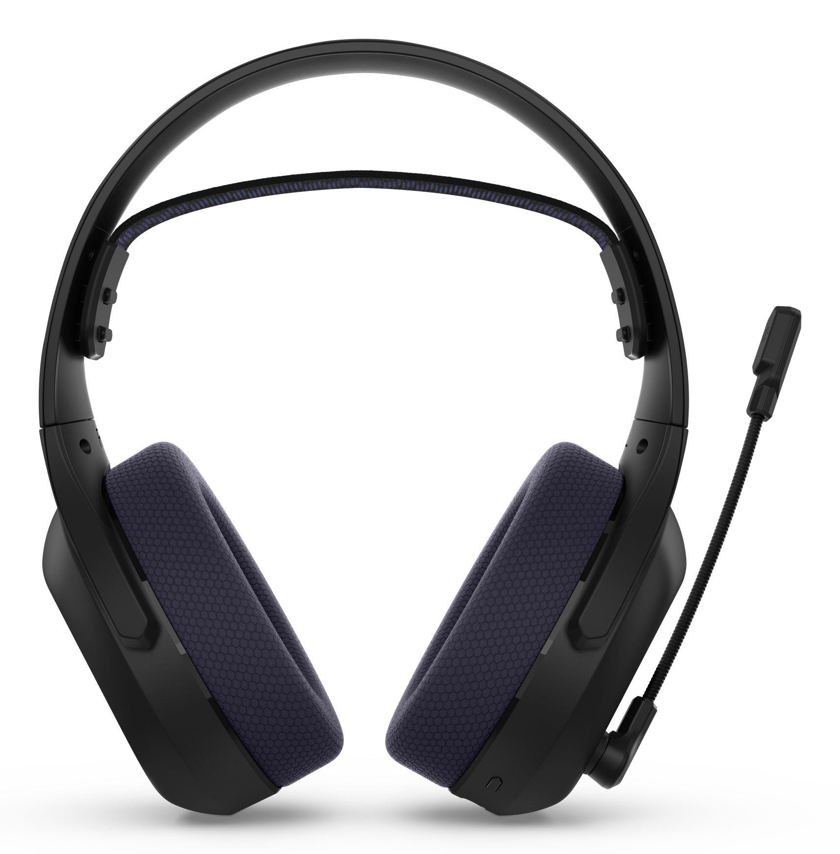 Headset Gaming LENOVO Legion H410 (Binaural - Sem fios - Circum-aural - Preto e Roxo), miniatura 3