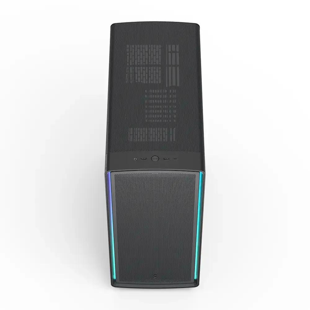 Caixa de Computador FRACTAL DESIGN Summit Ambience Blackout TG Light Tint (Midi Tower - 17,3 cm - 42,5 cm - Preto) — miniatura 4