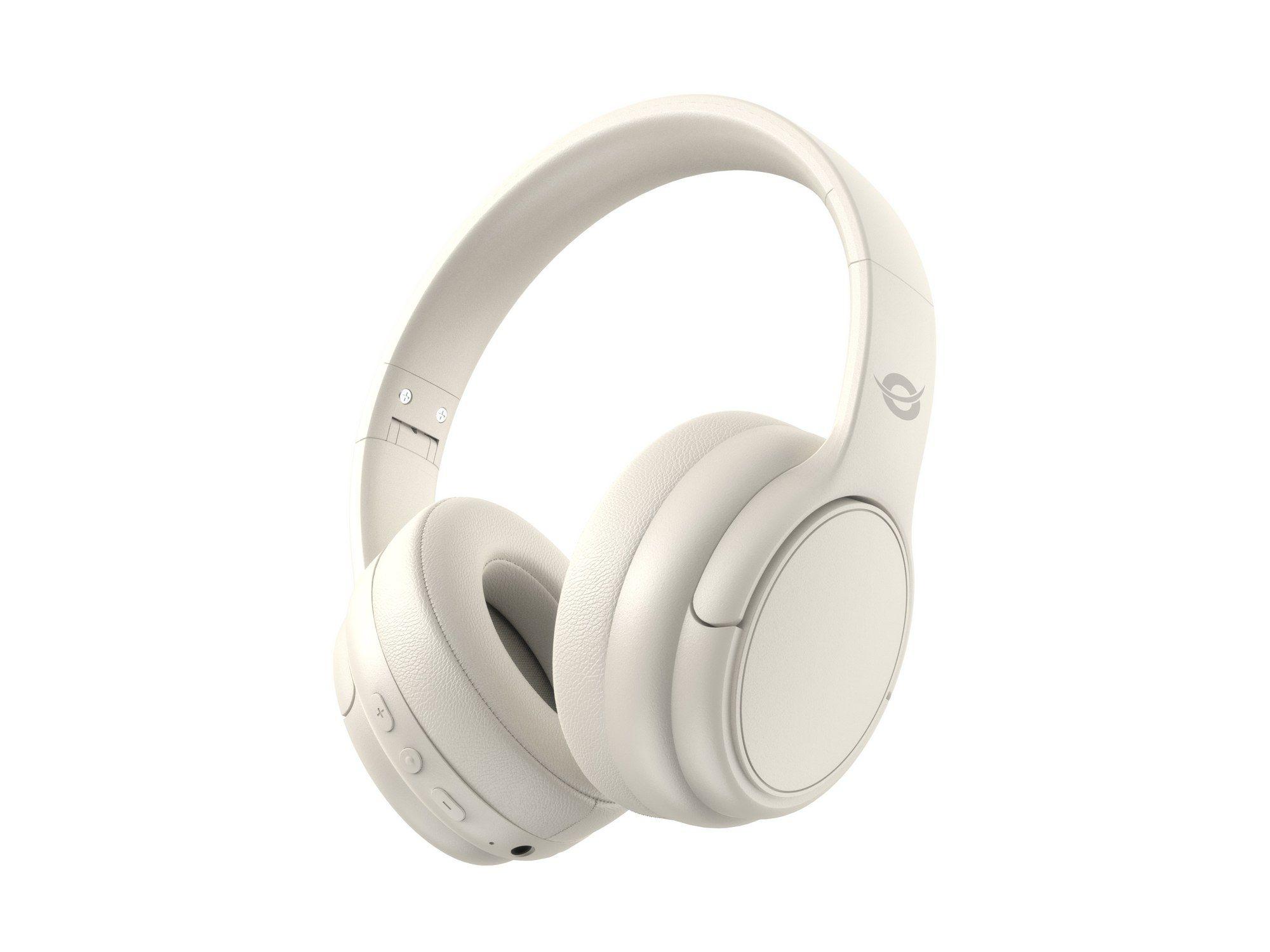 Auscultadores CONCEPTRONIC PARRIS03C (Binaural - Com fios e sem fios - Circum-aural - Creme)