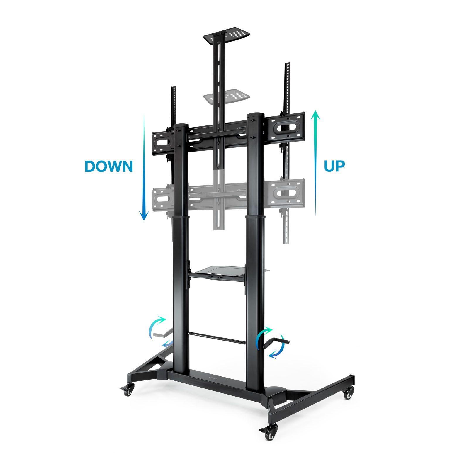 Suporte de Chão para TV TOOQ FS20400HM-B (60-100" - 100 kg - Preto), miniatura 4
