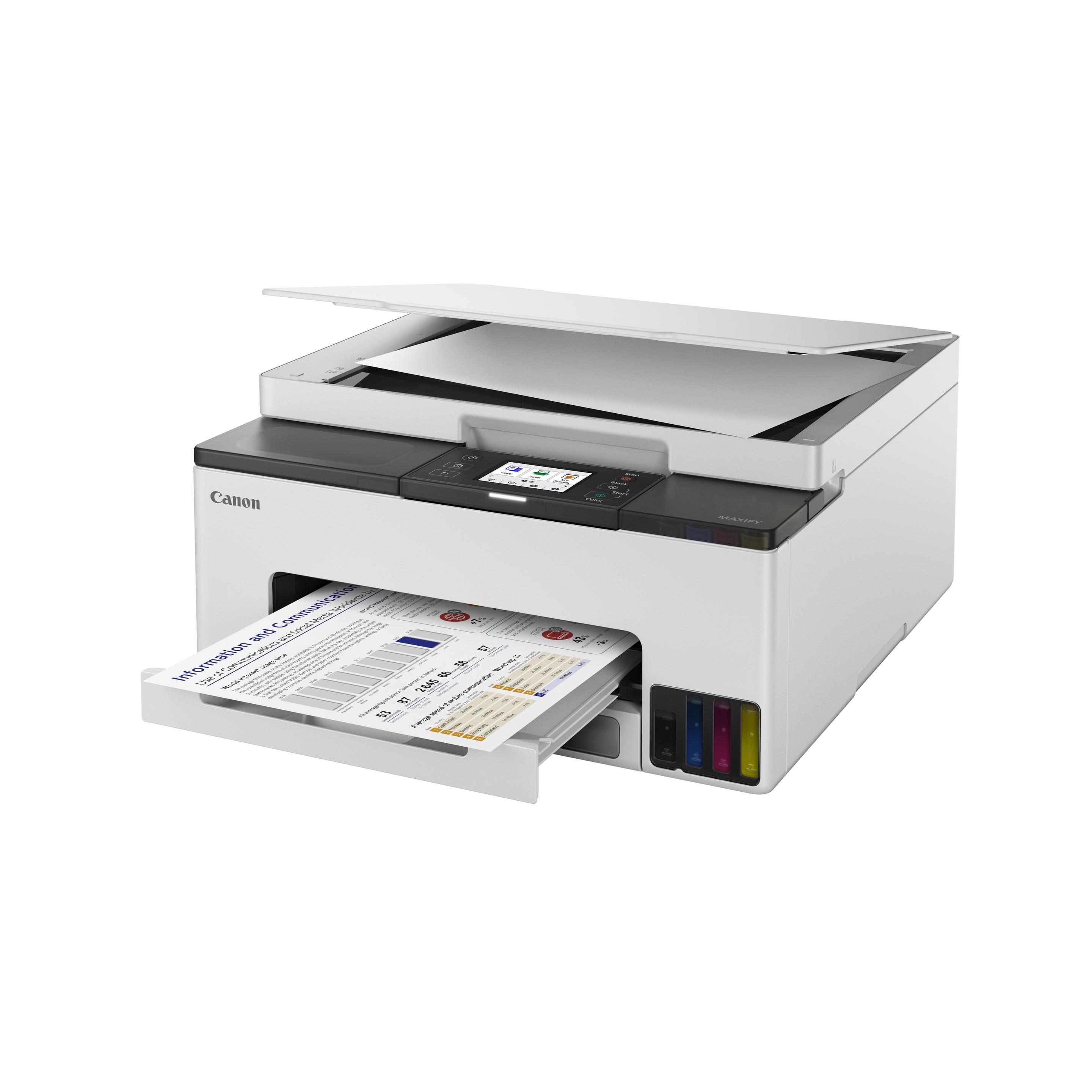 Impressora Multifunções CANON MAXIFY GX1050 (A4 - Impressão a cores - 250 folhas - Branco e Preto) — miniatura 3