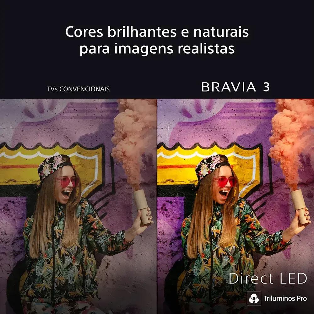 Televisão SONY TV K85S35BP Bravia 3 (LED - 4K Ultra HD - LED de iluminação direta - Preto) — miniatura 3