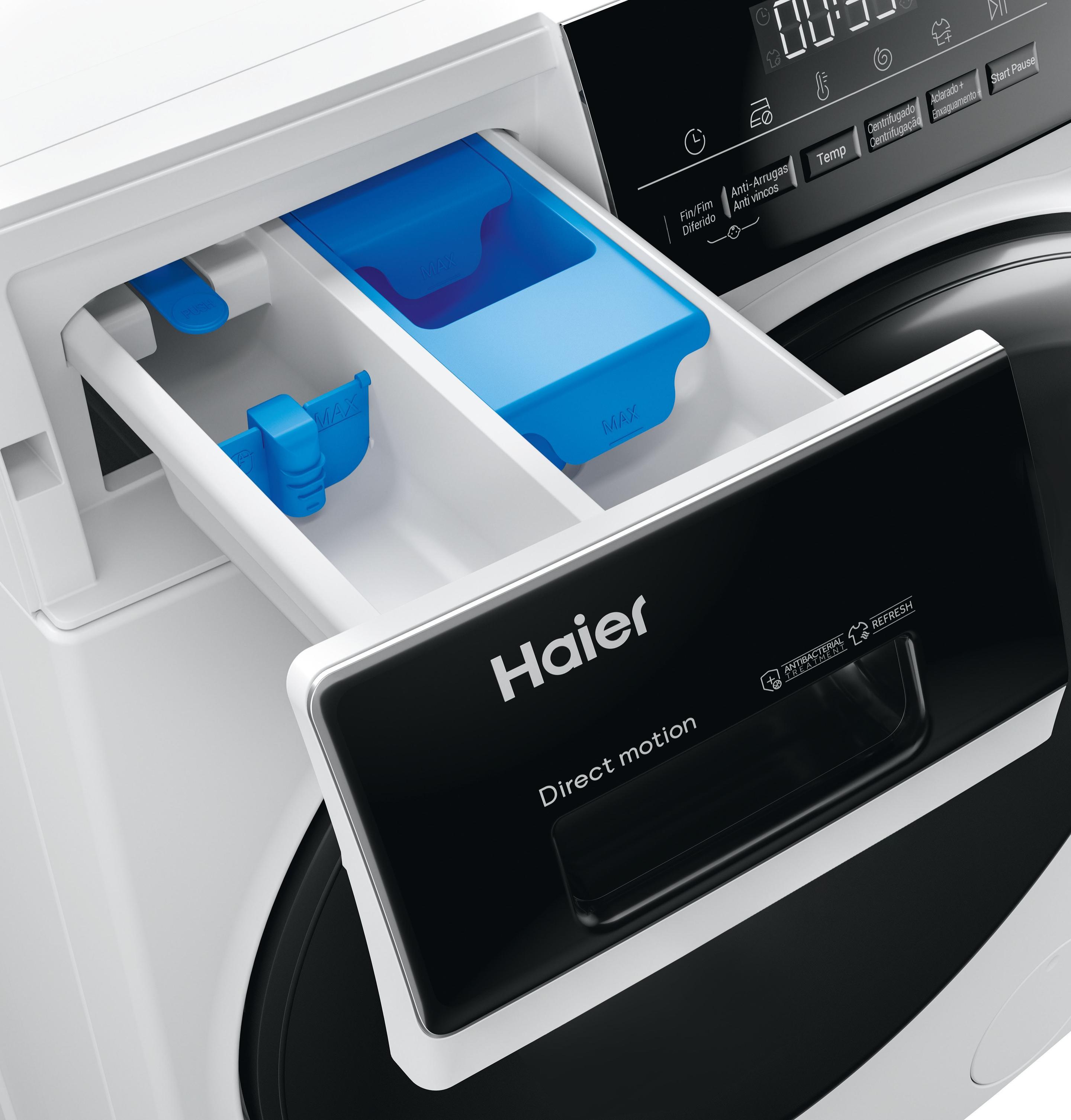 Máquina de Lavar e Secar Roupa Independente HAIER HWD90B14939IB (B - 9 kg - 6 kg - Branco) — miniatura 6