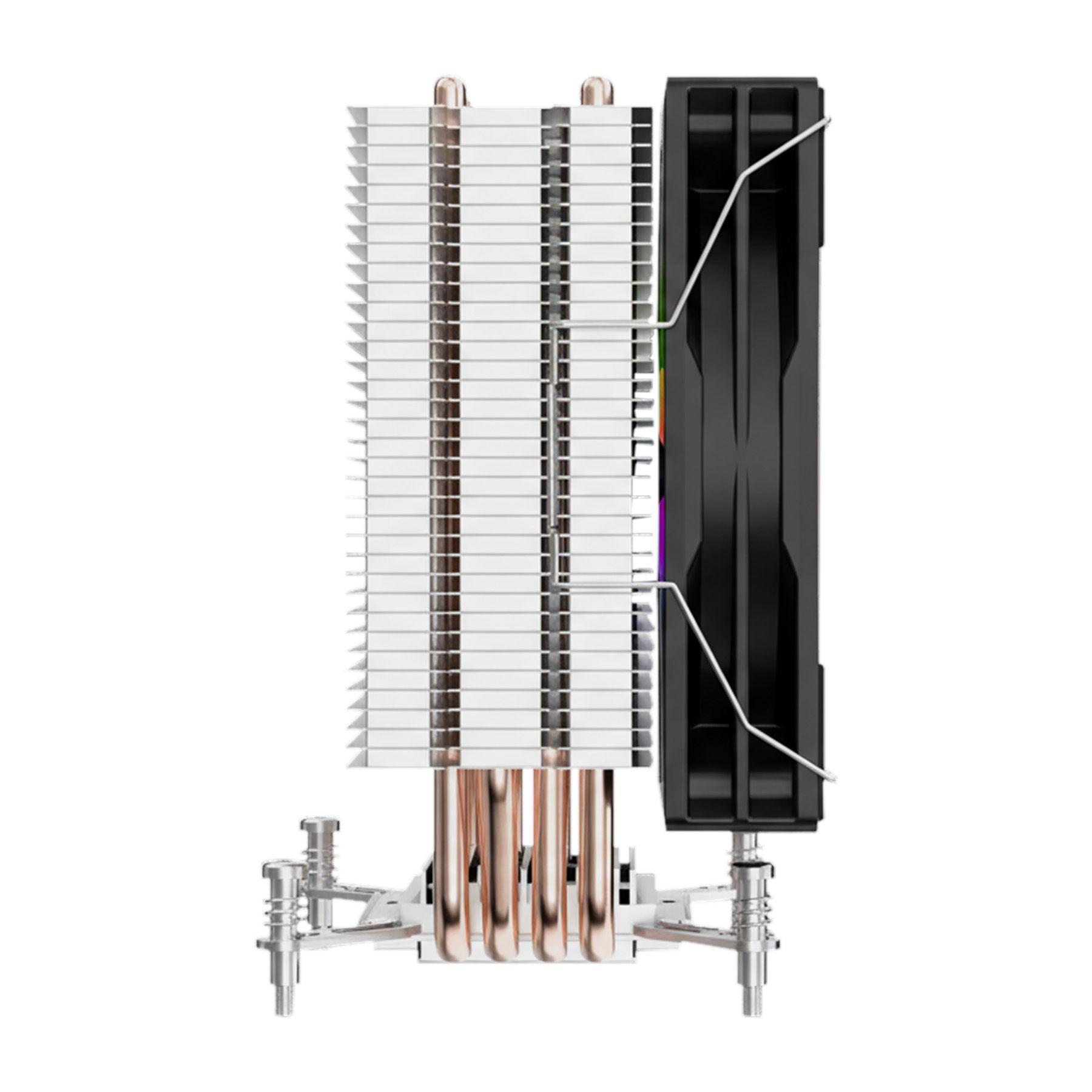 Cooler para CPU UNYKACH UNYCOOL H41 ARGB (120 mm - 1600 RPM - Vermelho, Verde, Azul - Preto e Branco), miniatura 3