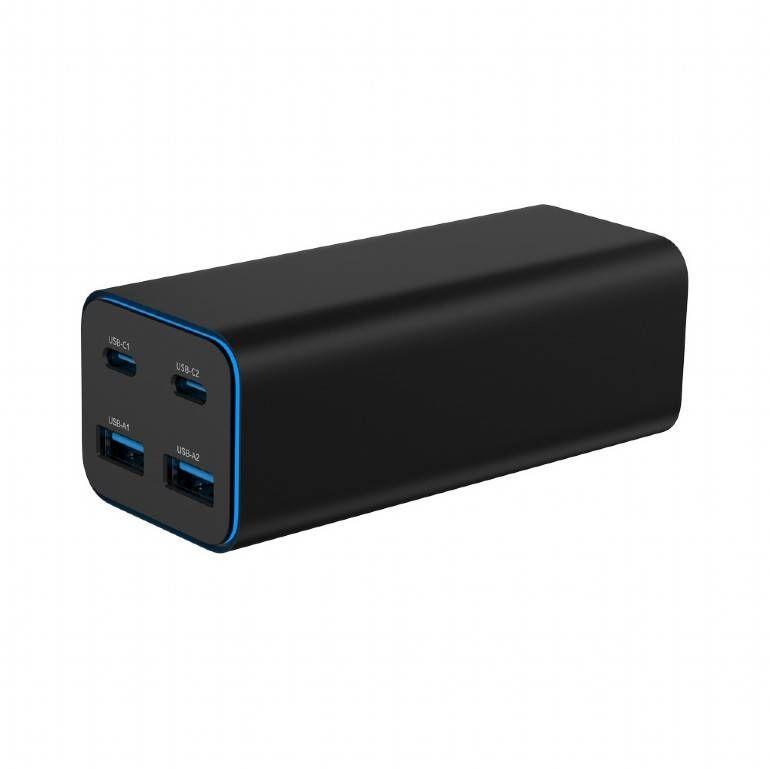 Carregador de Parede USB GEMBIRD TA-UC-2A2C-PD100-01-BK (100 W - GaN - Preto), miniatura 2
