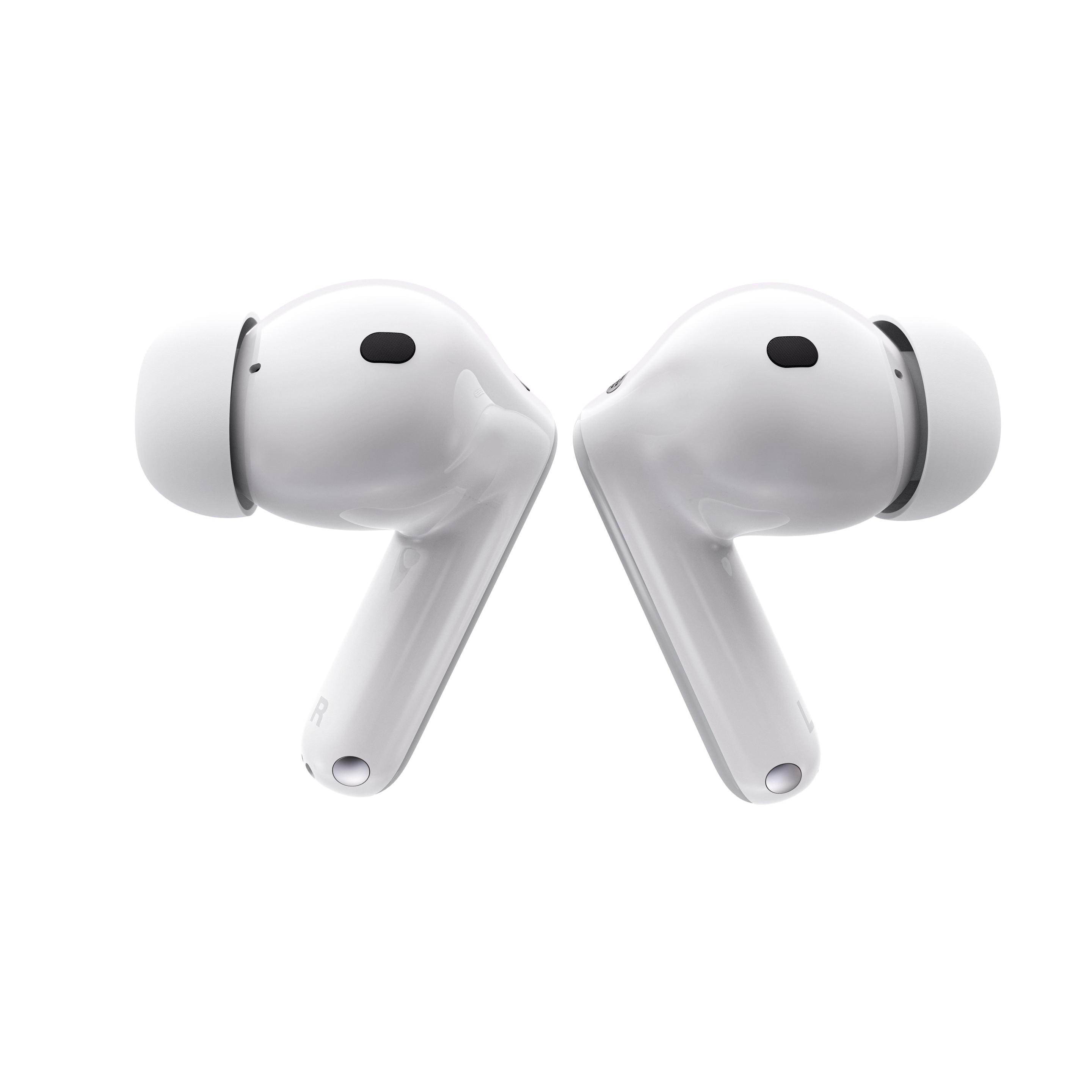 Auscultadores MOTOROLA moto buds 2 plus (4 W - Sem fios - Branco PANTONE Cool White)