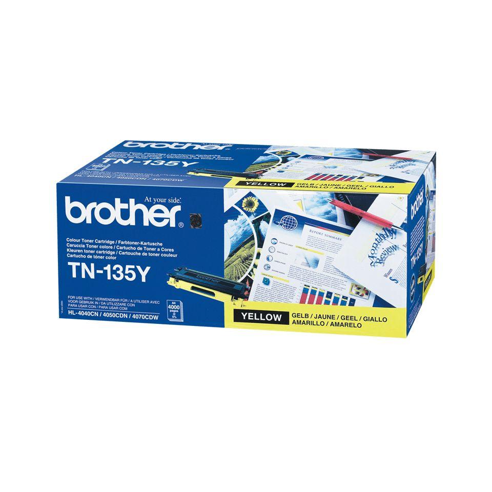 Toner BROTHER TN-135Y (4000 páginas - Amarelo), miniatura 2