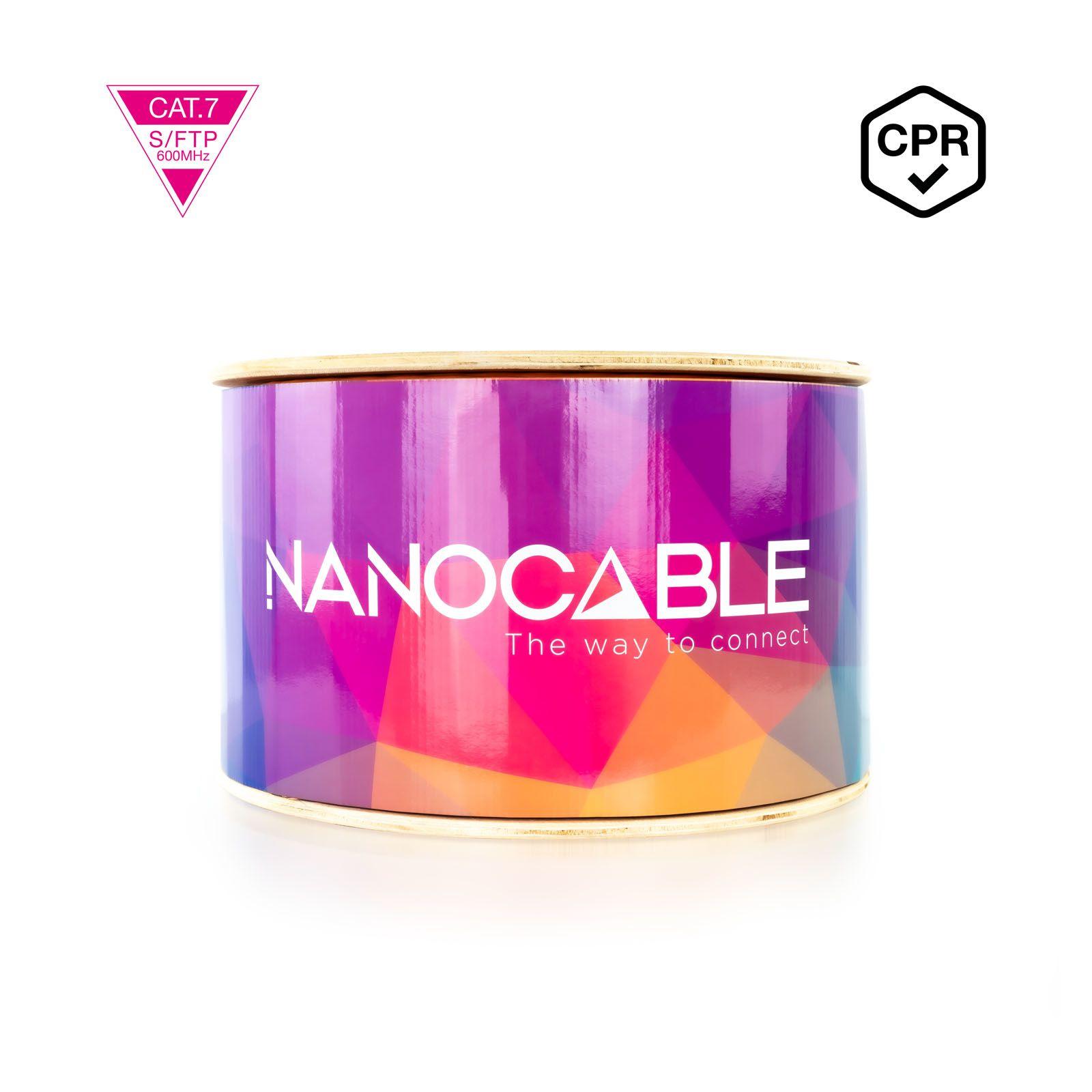 Cabo de Rede NANOCABLE 10.20.1700-305 (305 m - Cat7 - Laranja) — miniatura 2