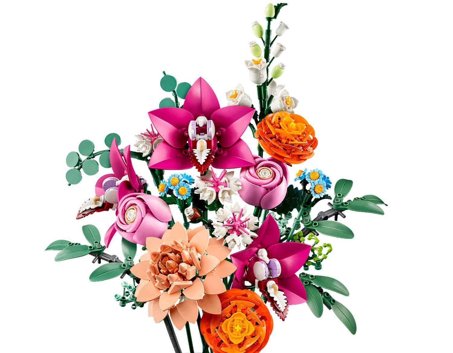 LEGO 10342 Botanicals Buquê de Flores Cor-de-Rosa Elegante (18+ anos - 749 peças)
