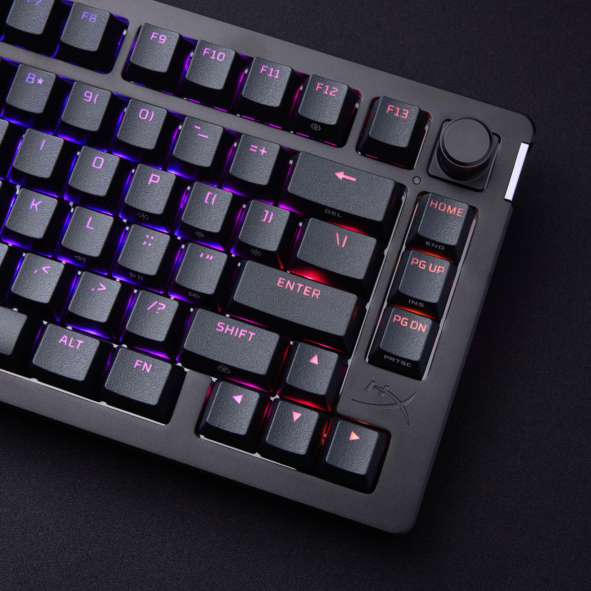 Teclado HYPERX Alloy Rise 75 (Mecânico linear - 75% - USB - Preto) — miniatura 3