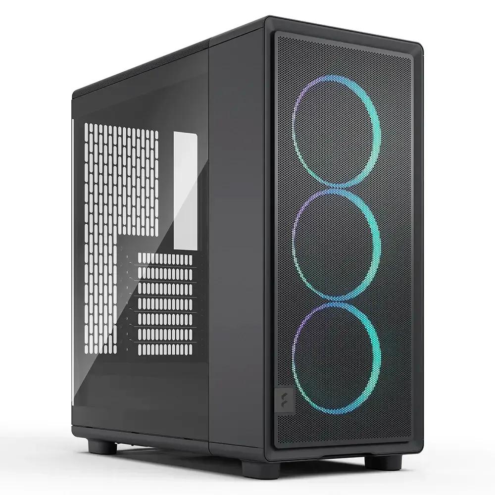 Caixa ATX FRACTAL DESIGN Epoch (ATX, Micro ATX, Mini-ITX - Midi Tower - Aço, vidro temperado - Preto) — miniatura 2