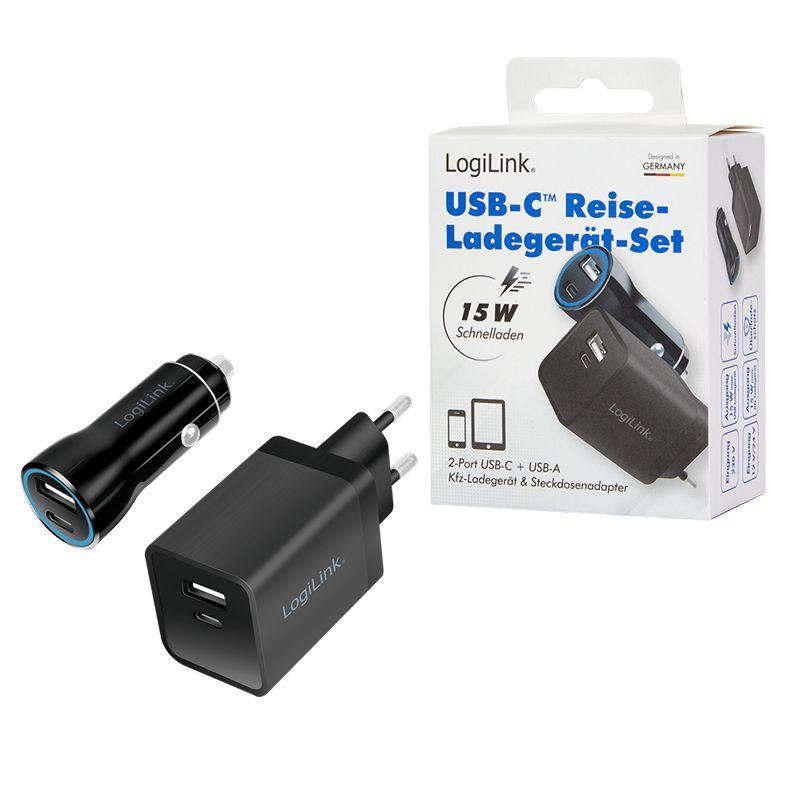 Kit de Carregadores LOGILINK PA0300 (15 W - Preto), miniatura 10