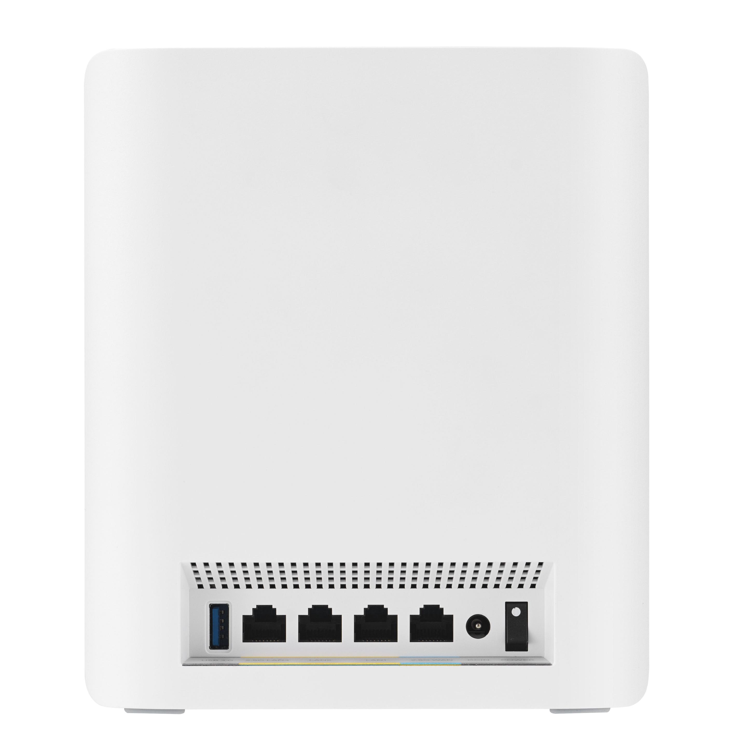 Sistema Mesh ASUS ZenWiFi BT8 (Wi-Fi 7 - 8643 Mbit/s - 2.5GbE, 5GbE, 10GbE - Branco) — miniatura 4