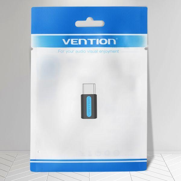 Adaptador USB-C para Micro USB VENTION CDXB0 (Micro USB B - USB-C - Preto) — miniatura 3