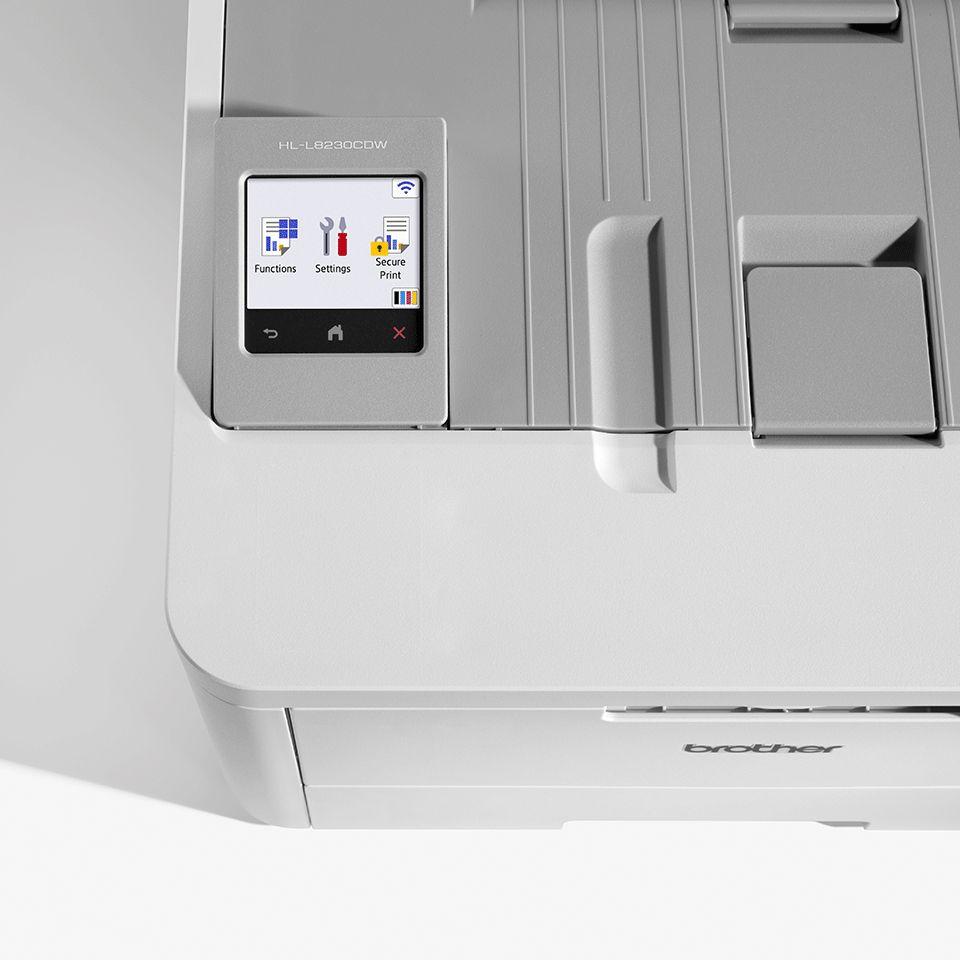 Impressora Laser LED BROTHER HL-L8230CDW (A4 - 250 folhas - Branco), miniatura 4