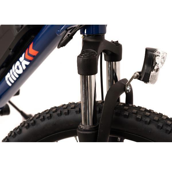 Bicicleta Elétrica NILOX X6 PLUS (250 W - 27,5" - Autonomia até 90 km - Preto/Azul) — miniatura 12