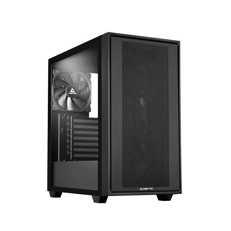 Caixa de Computador CHIEFTEC Night Hunter GS-03B-BLK-OP (Midi Tower - 17,8 cm - 42,5 cm - Preto)