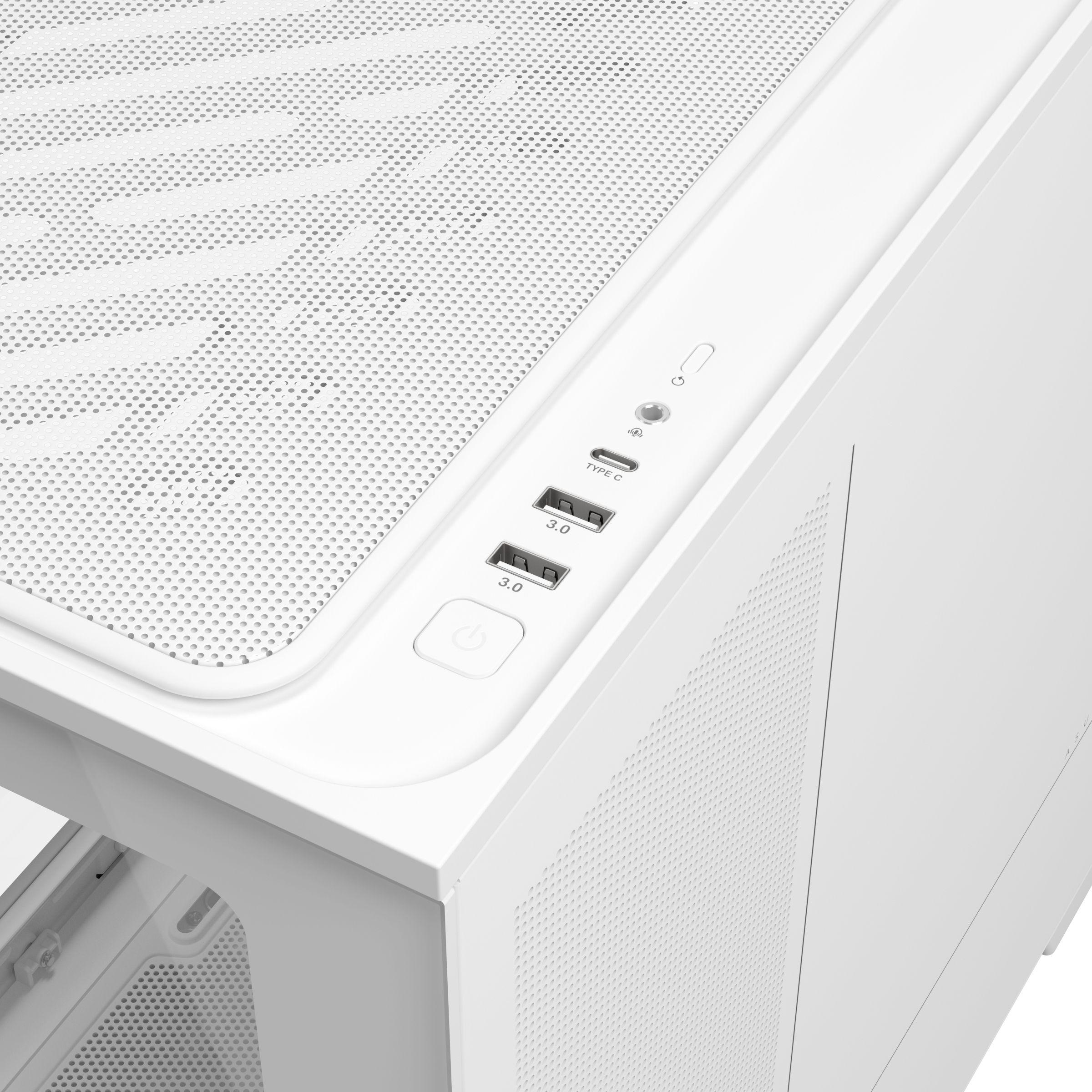 Caixa PC ASUS PRIME AP202 ARGB (micro ATX, Mini-ITX - Mini Tower - Micro-ATX, Mini-ITX - Branco) — miniatura 18