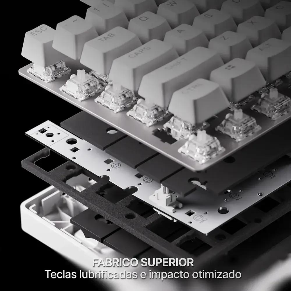 Teclado STEELSERIES Apex Pro TKL Gen 3 (Inglês - Magnetic-mechanical key switch - 80 - Branco) — miniatura 6