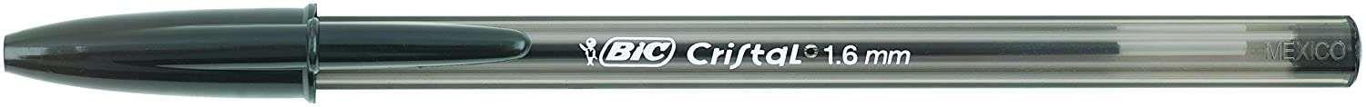 Caneta Esferográfica BIC Cristal Large (Plástico - Preto)