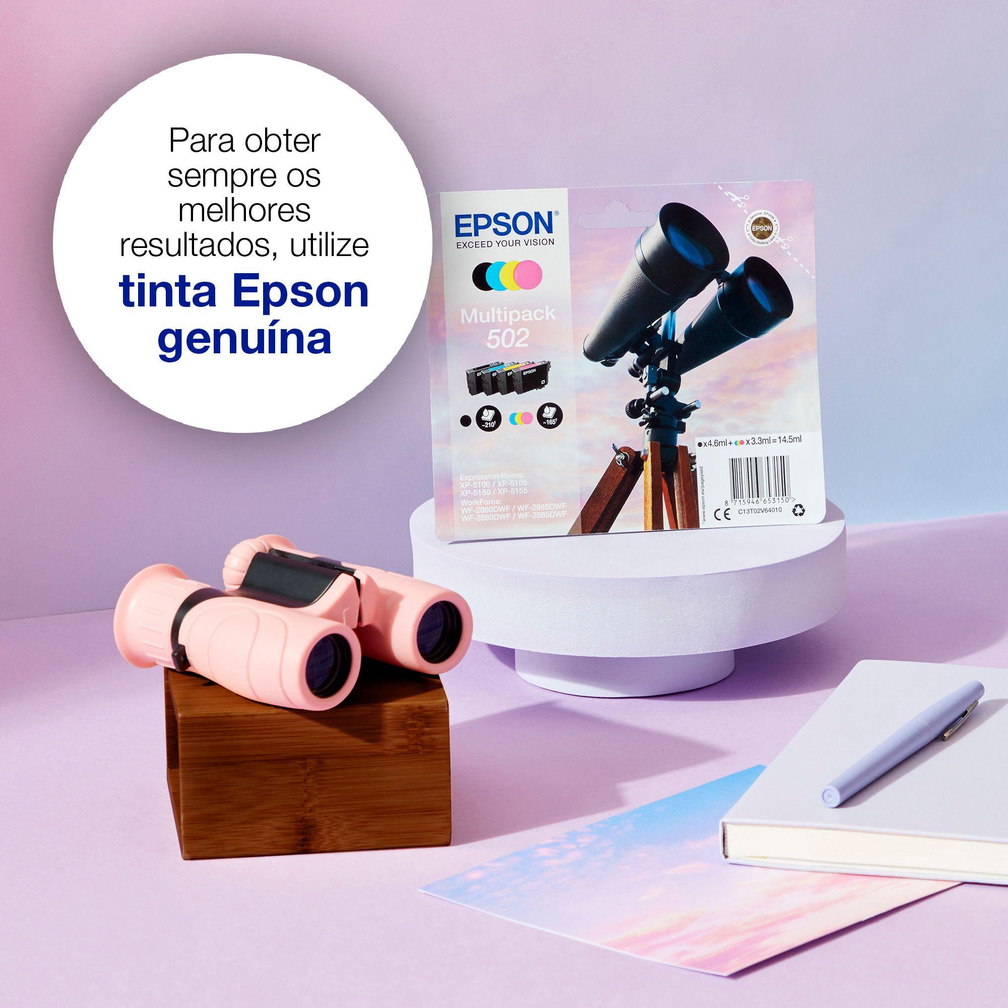 Pack de 4 Tinteiros EPSON 502 C13T02V64010 (Preto/Ciano/Magenta/Amarelo), miniatura 2