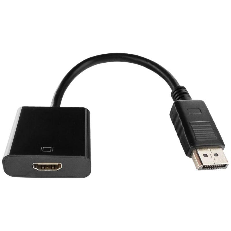 Adaptador DisplayPort para HDMI GEMBIRD A-DPM-HDMIF-002 (0,1 m - Preto)