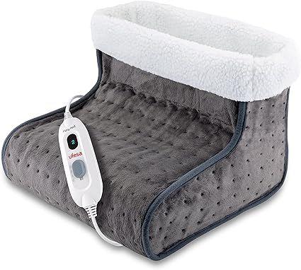 Aquecedor de Pés UFESA FHBM (Tela, Microfibra - Castanho e Branco)