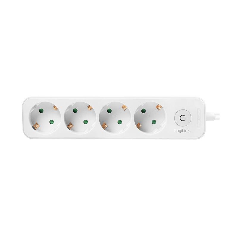 Extensão Elétrica LOGILINK LPS245 (1,5 m - Tipo F - Branco), miniatura 2