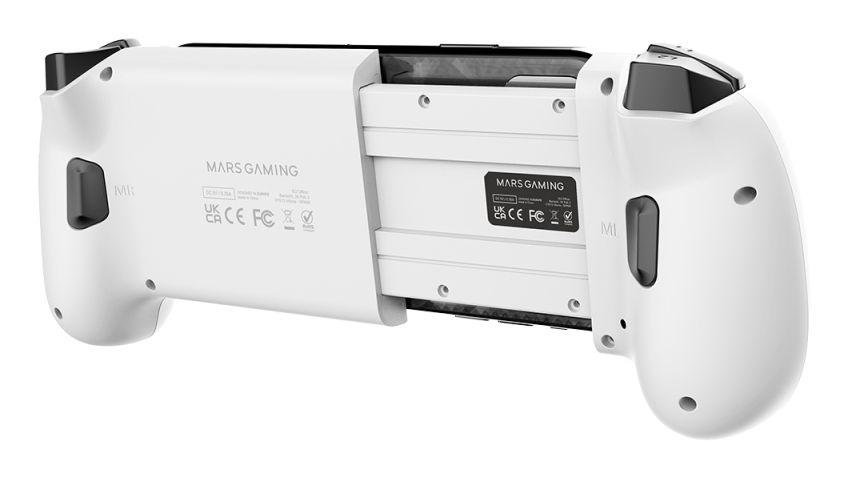 Comando MARS GAMING MGPXPRO (PlayStation/Nintendo Switch - USB Type-A para USB Type-C - Com fios e sem fios - Branco) — miniatura 4
