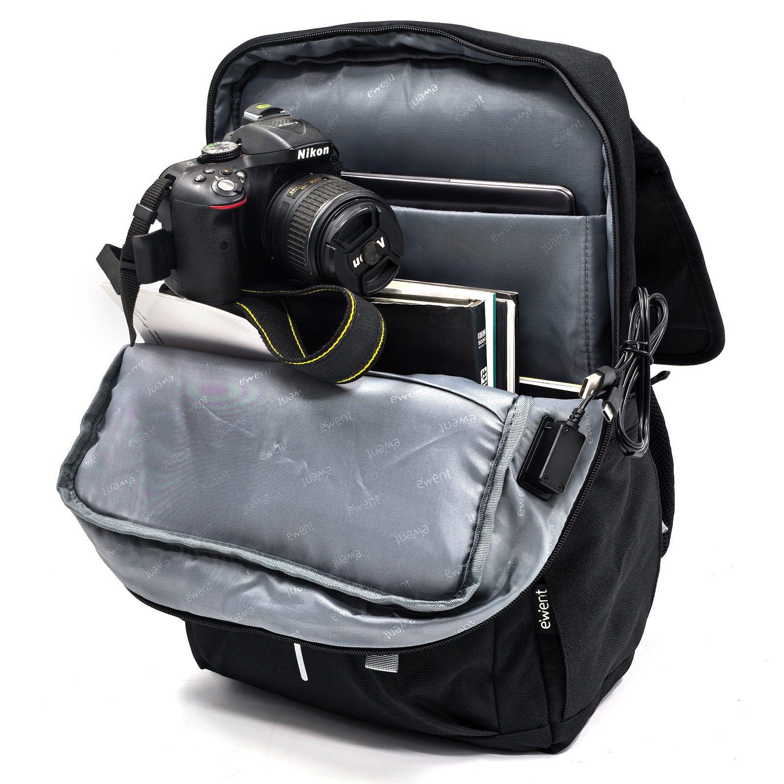 Mochila EWENT EW2537 (16,1" - Preto), miniatura 8