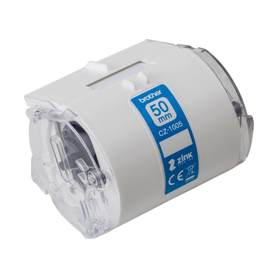 Rolo de Etiquetas Contínuas BROTHER CZ-1005 (Branco sobre Verde) — miniatura 13