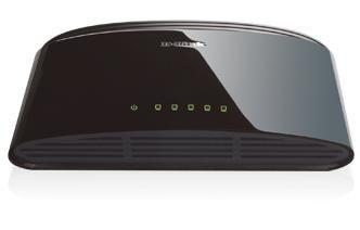Switch de Rede Não Gerido D-LINK DES-1005D/E (RJ-45 Fast Ethernet - 10/100 Mb/s - 0,046875 MB - Preto) — miniatura 3