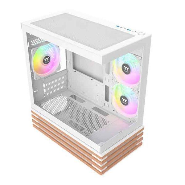 Caixa PC THERMALTAKE View 170 WS ARGB Snow (Micro-ATX, Mini-ITX - PS2 - Micro Tower - Branco) — miniatura 5