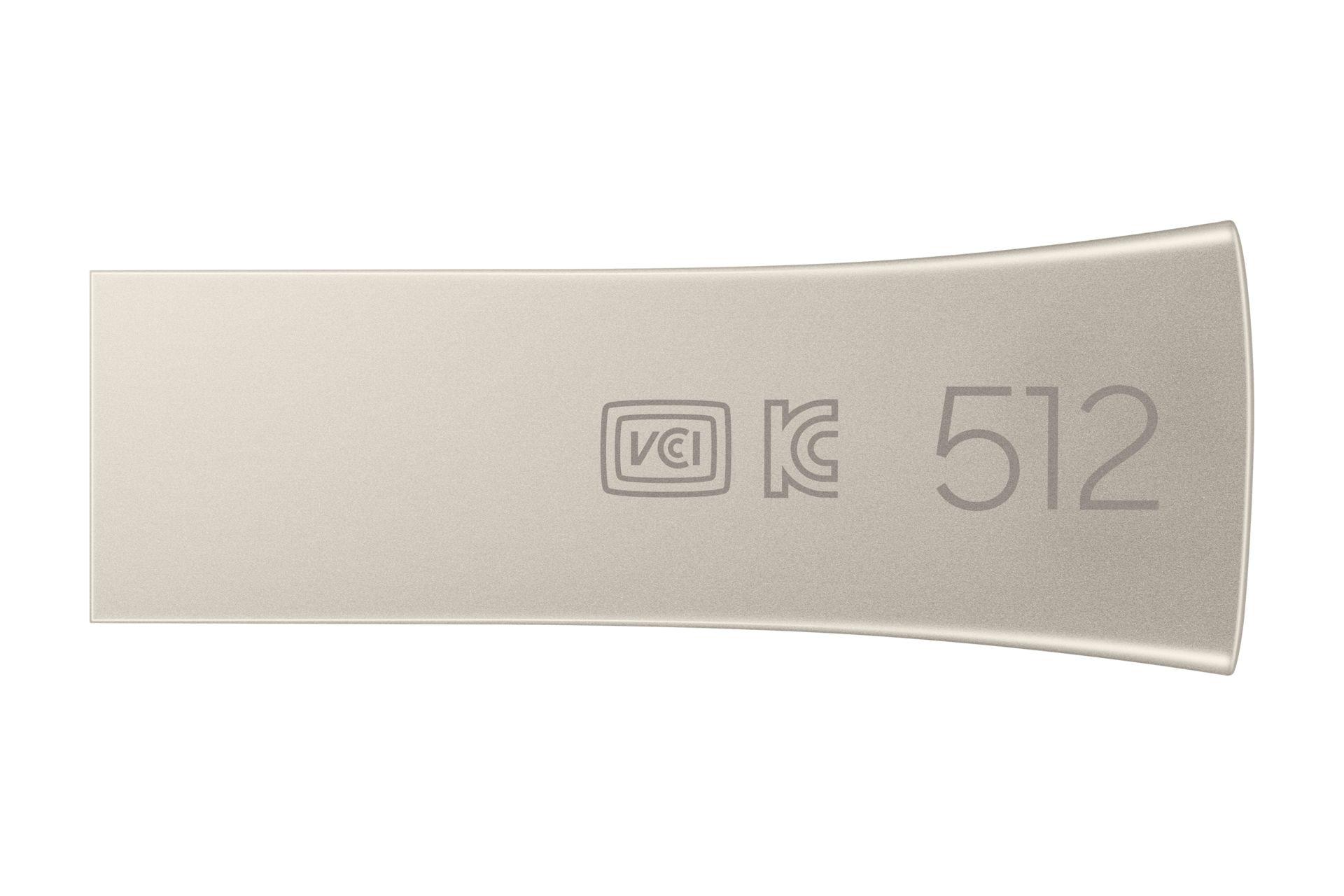 Pen USB SAMSUNG Bar Plus MUF-512BE3/APC (512 GB - USB Type-A - 3.2 Gen 1 - Prateado)