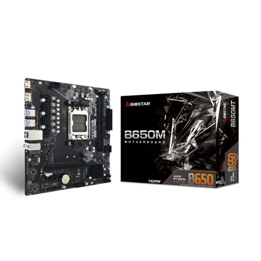 Motherboard BIOSTAR B650MT (AM5 - AMD Ryzen Série 7000 - Micro ATX - Azul)